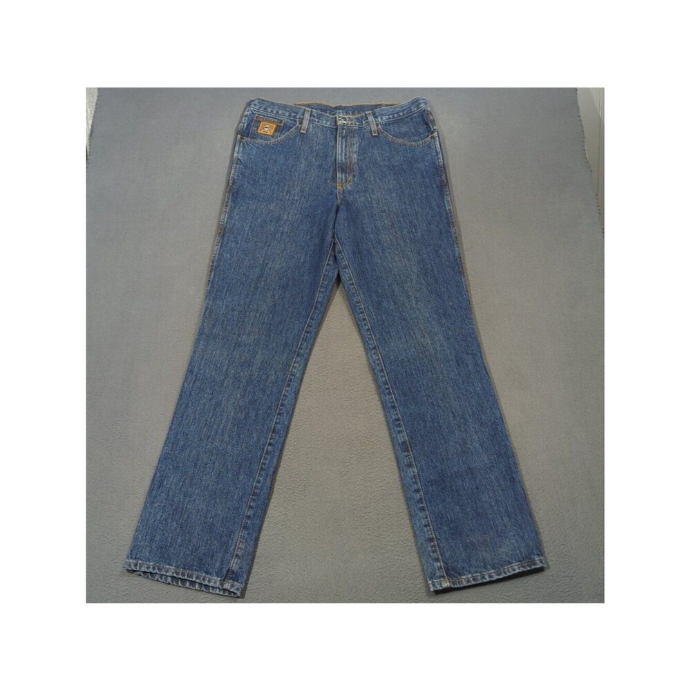 Cinch Jeans Men's 35x34 Blue Western Denim Bronze Label Slim Tapered